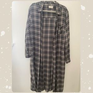 UNIVERSAL THREAD FLANNEL DUSTER